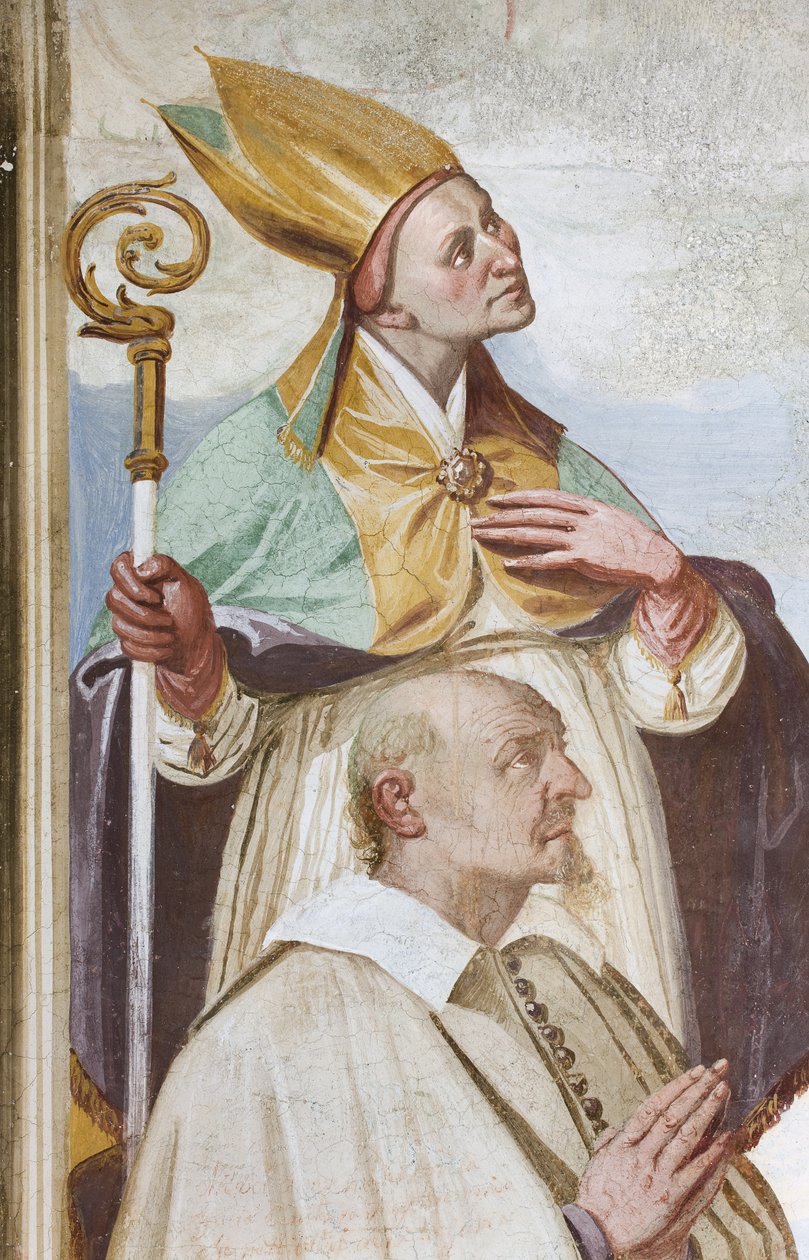 Incoronazione della Vergine (affresco) (dettaglio) da Carlo Innocenzo Carloni