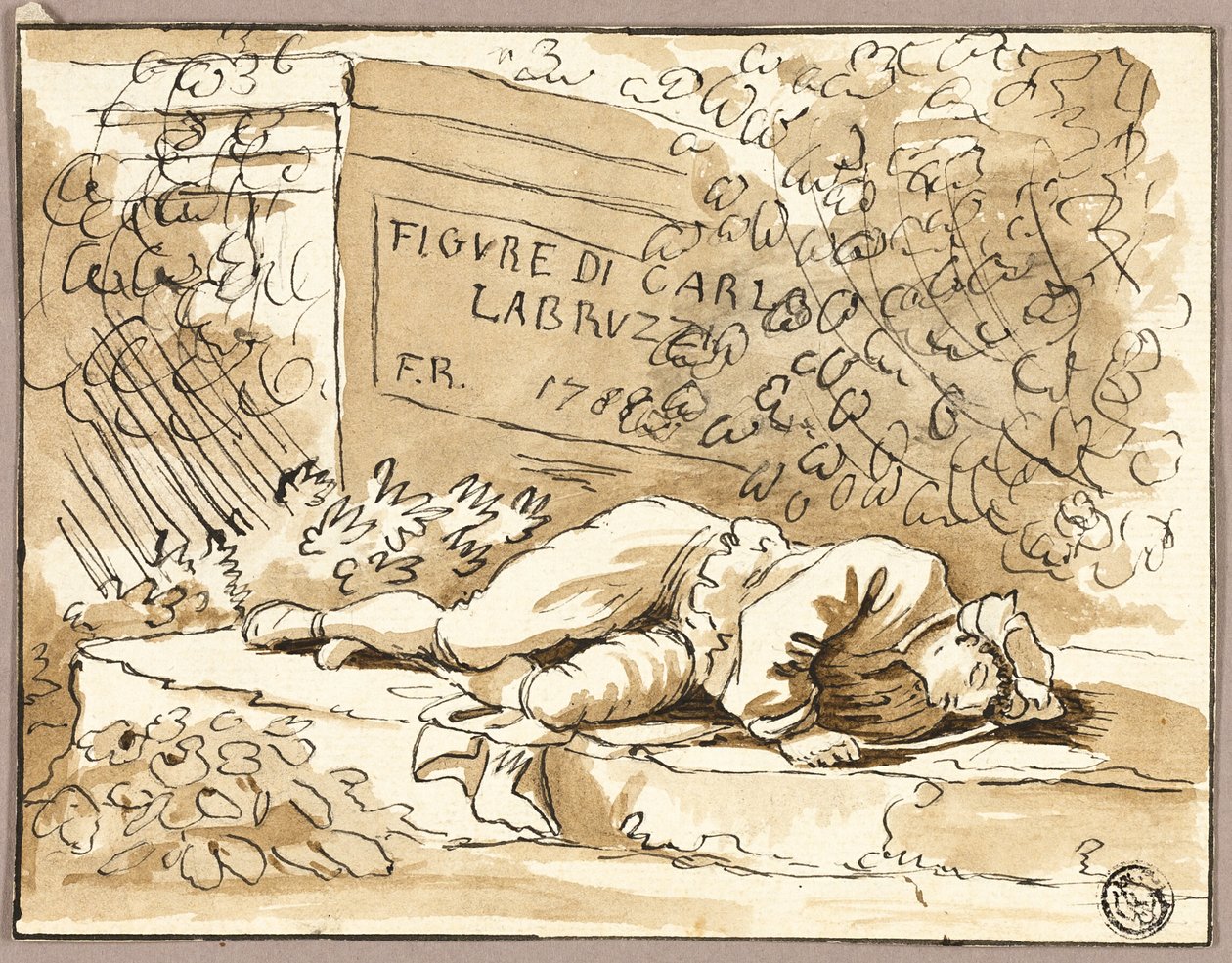 Dopo il frontespizio di "Figure da Carlo Labruzzi