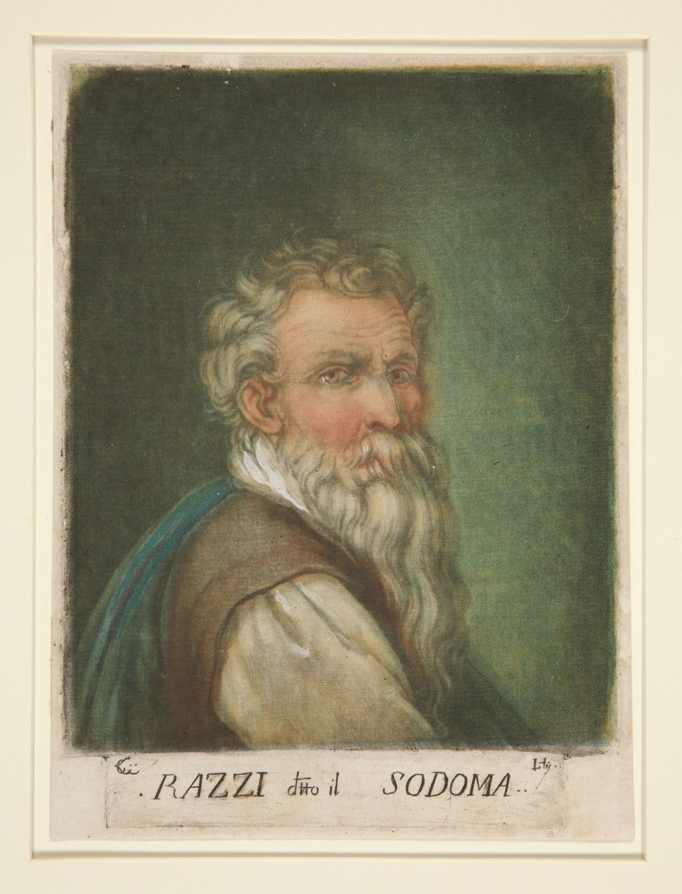 Ritratto di G. A. Bazzi, detto Il Sodoma da Carlo Lasinio
