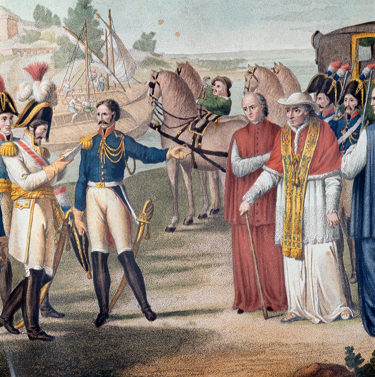 Papa Pio VII (1742-1823) fu arrestato al suo ritorno in Italia dall