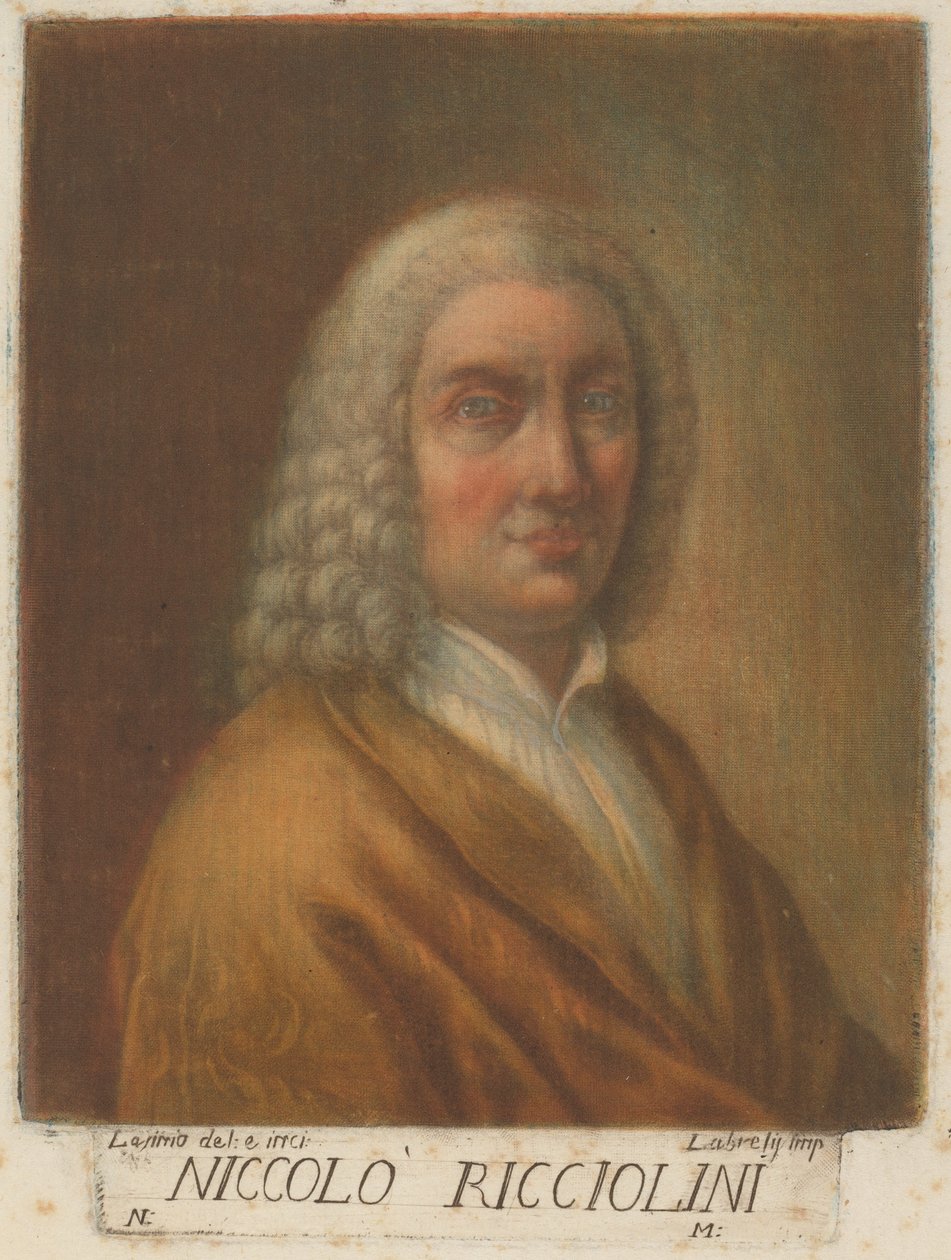 Niccolo Ricciolini da Carlo Lasinio, after Nicolò Ricciolini