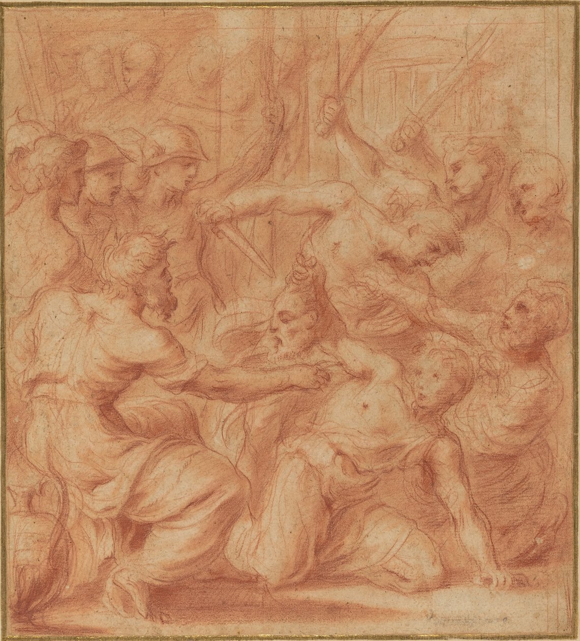 Davide offre la testa di Golia al re Saul da Carlo Maratta