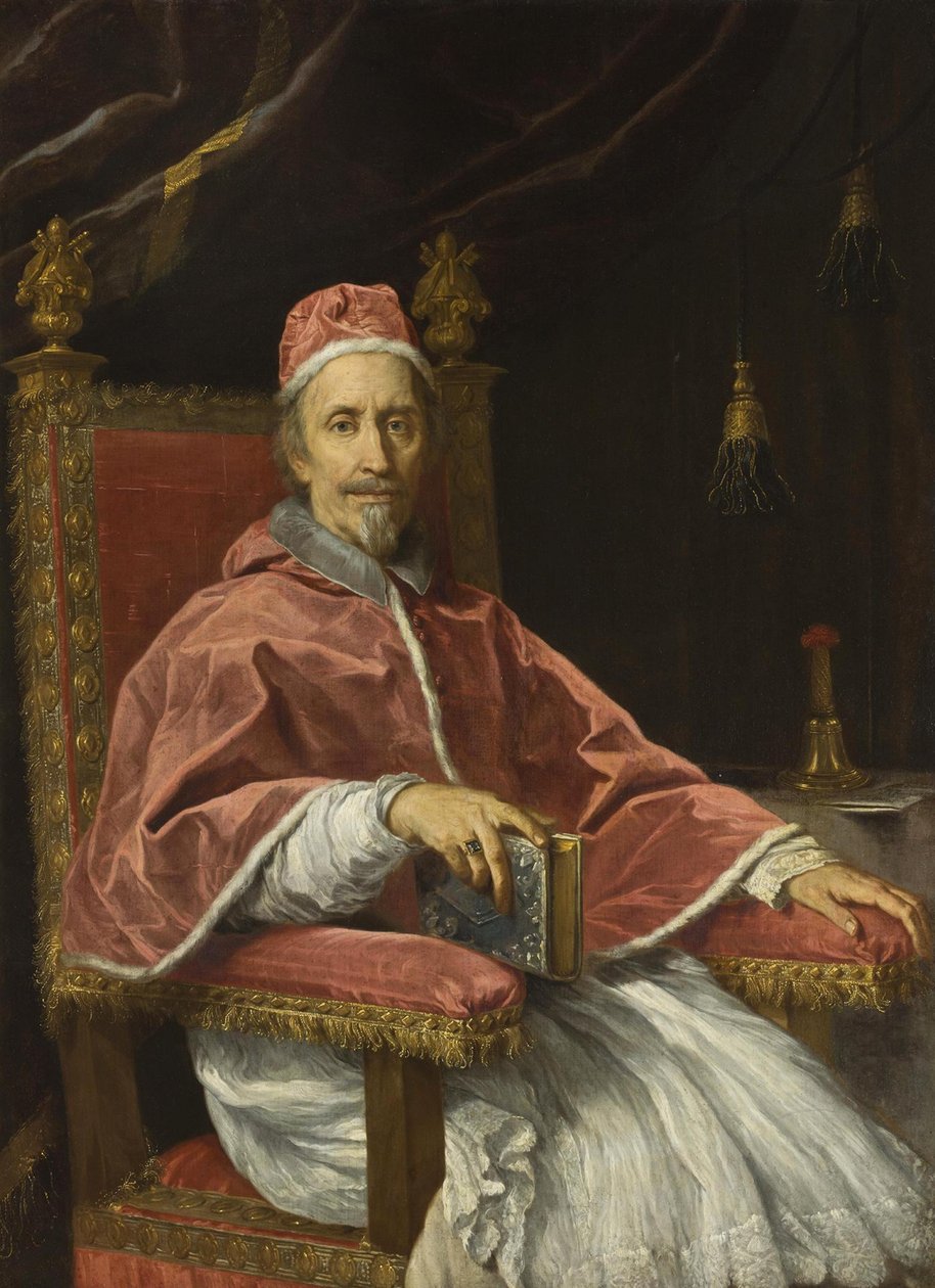 Russo: "Ritratto di Papa Clemente IX (1600-1669) " Ritratto di Papa Clemente IX (1600-1669) da Carlo Maratta