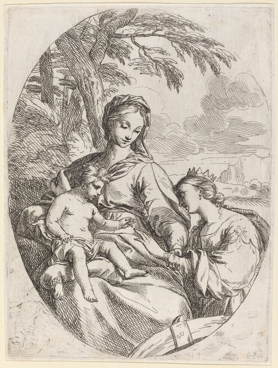 Il matrimonio mistico di Santa Caterina da Carlo Maratta