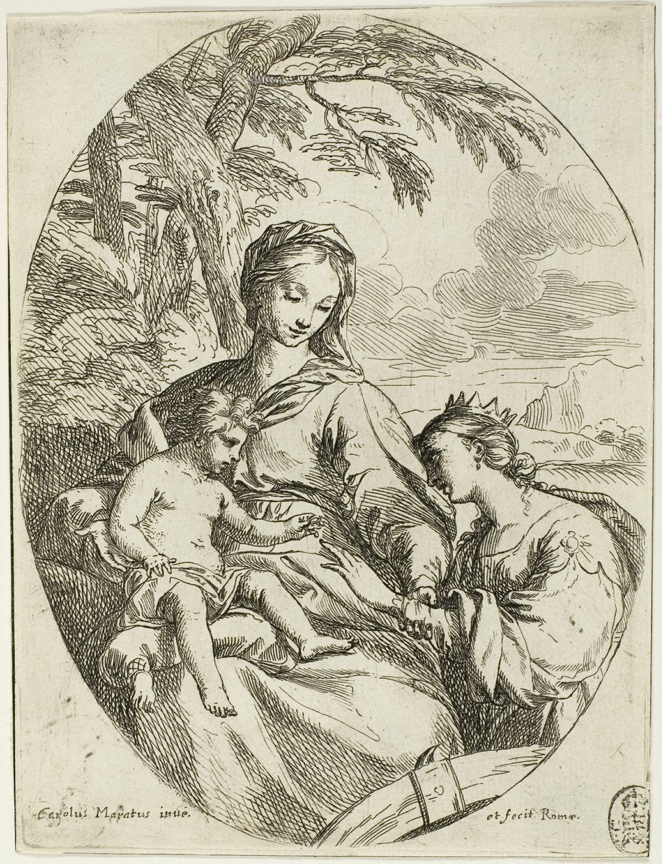 Il matrimonio mistico di Santa Caterina da Carlo Maratti