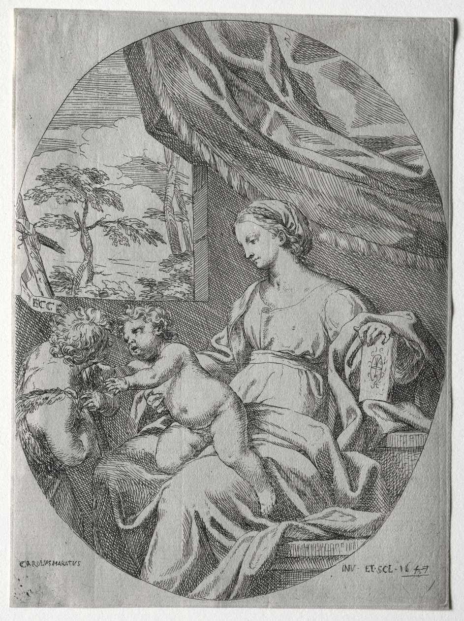 Vergine e Bambino con il Bambino San Giovanni da Carlo Maratti