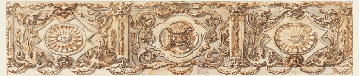 Disegno, Progetto di un fregio, 1770 ca. da Carlo Marchionni