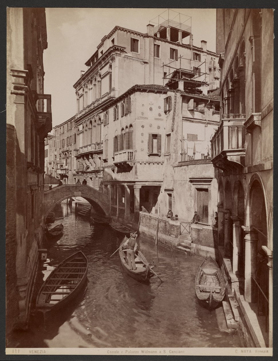 Palazzo Canal e Widmann a San Canciano da Carlo Naya