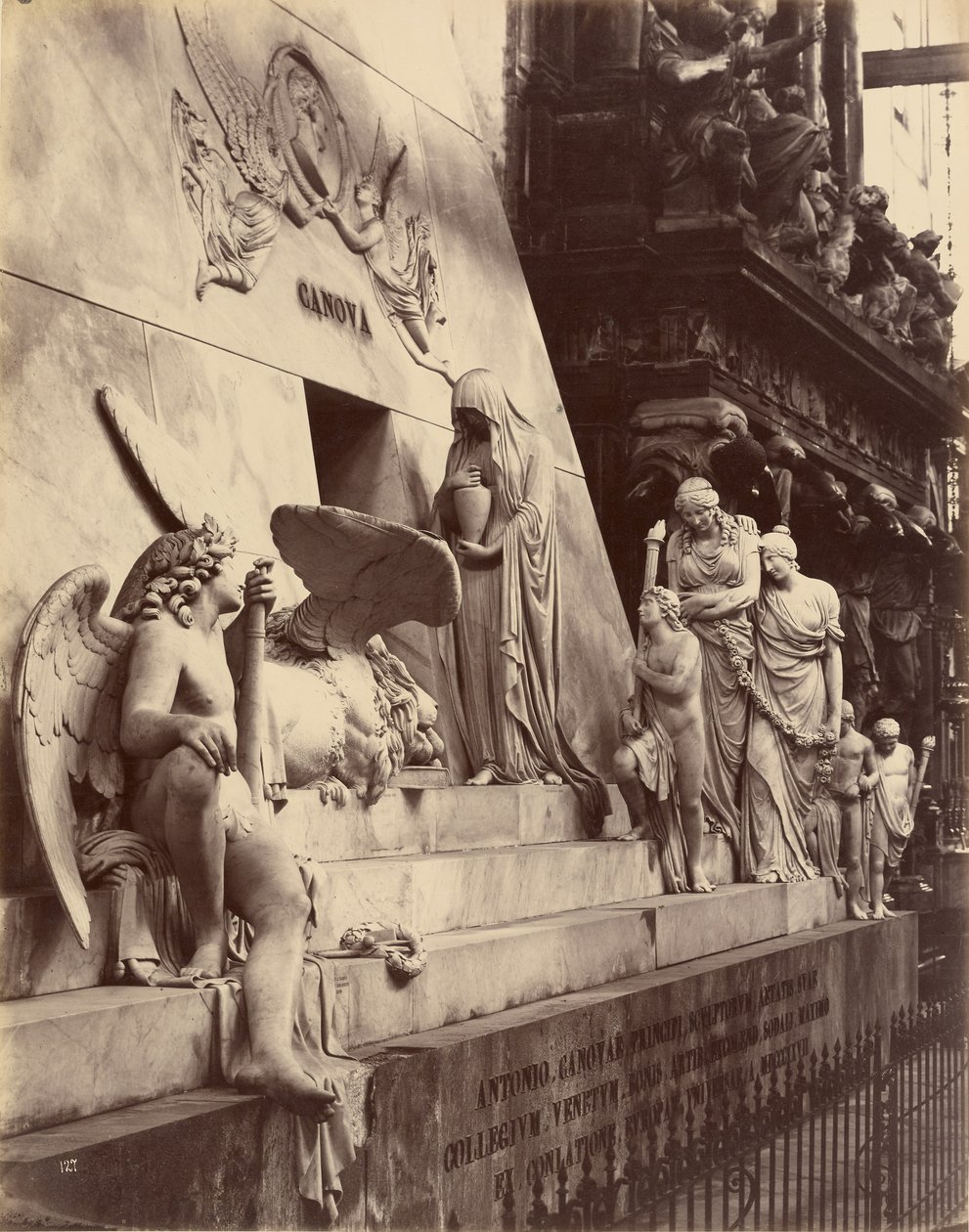 Monumento a Canova, Chiesa dei Frari, Venezia da Carlo Naya