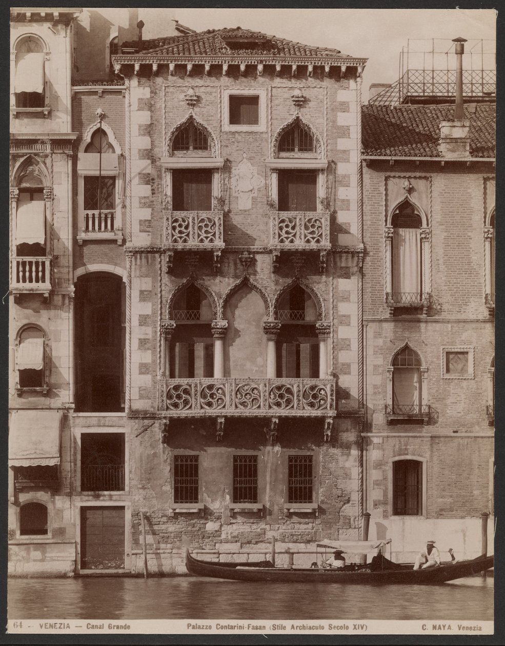 Palazzo Contarini-Fasan, Venice da Carlo Naya
