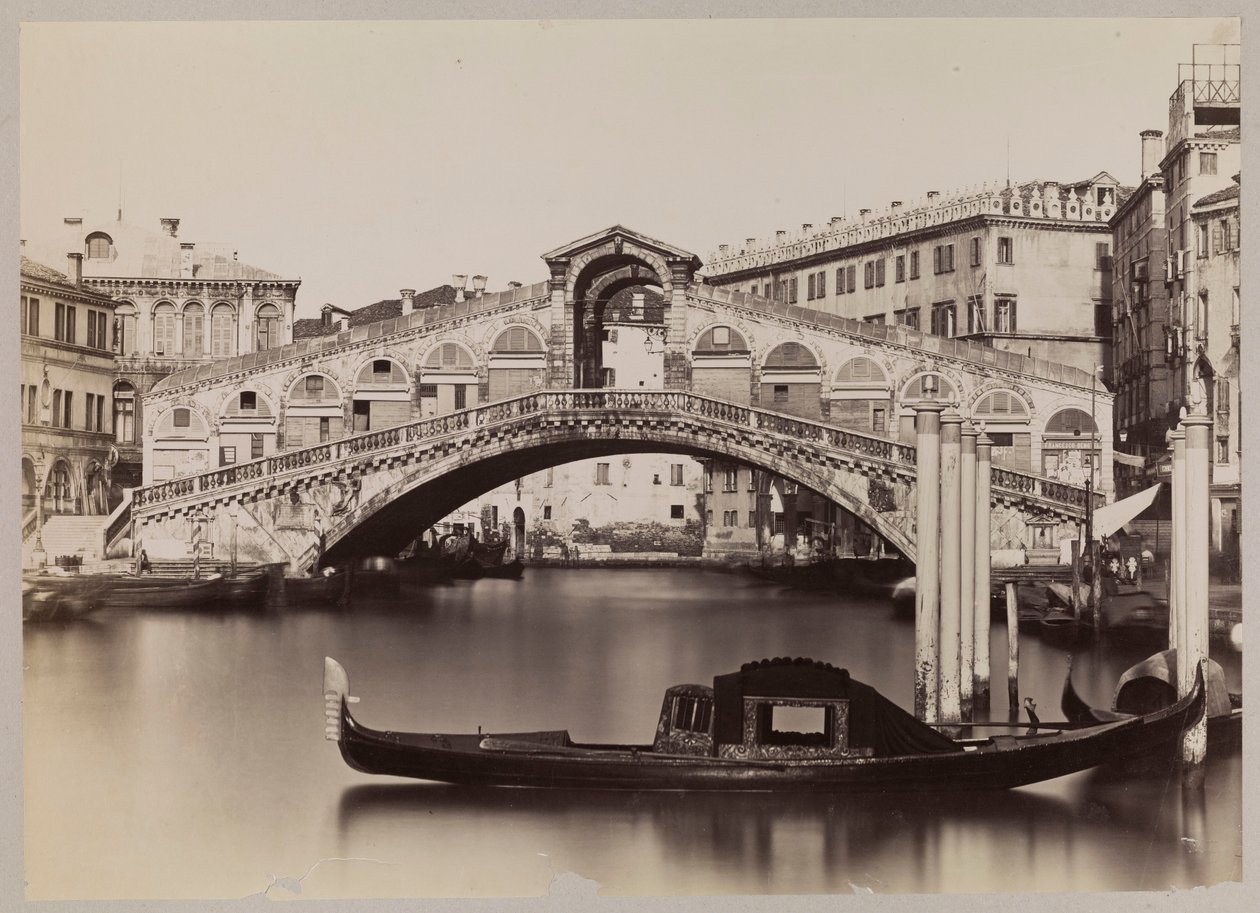 Venezia. Il Canal Grande con vista sul Ponte di Rialto da Carlo Naya