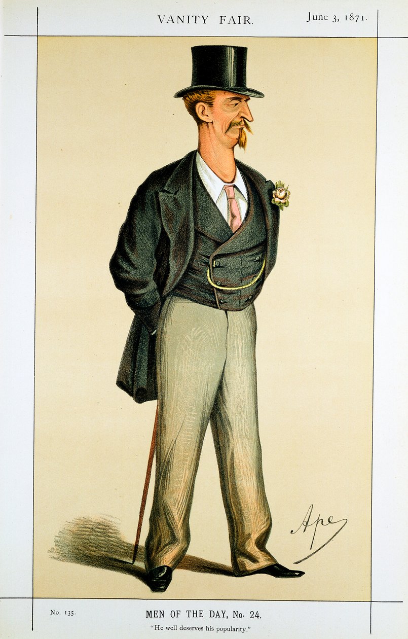 Eyre Massey Shaw, pompiere britannico, 1871 da Carlo Pellegrini