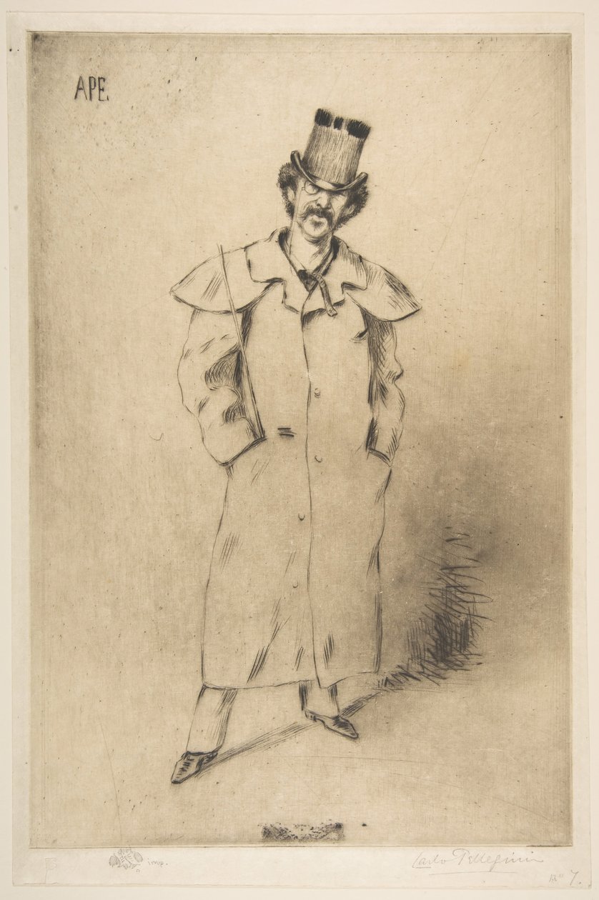 James McNeill Whistler da Carlo Pellegrini