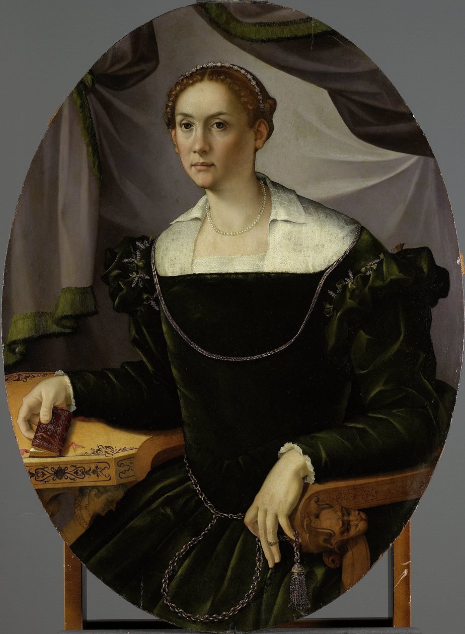 Ritratto di una donna da Carlo Portelli (attributed to)