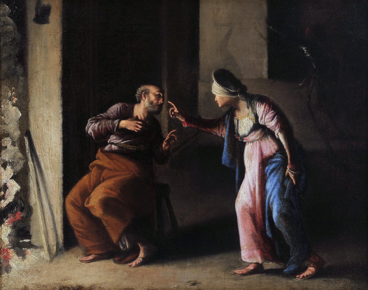 Il rinnegamento di San Pietro da Carlo Saraceni