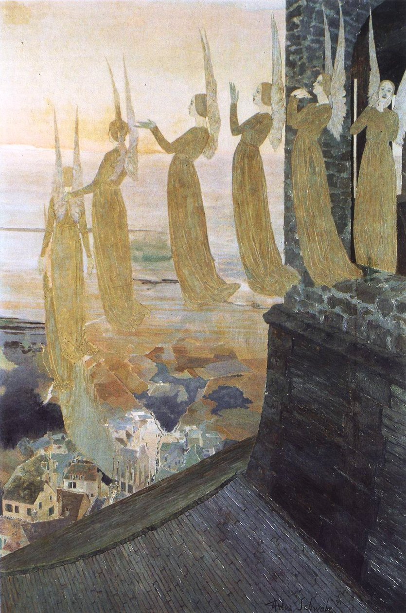 Campane della sera da Carlos Schwabe