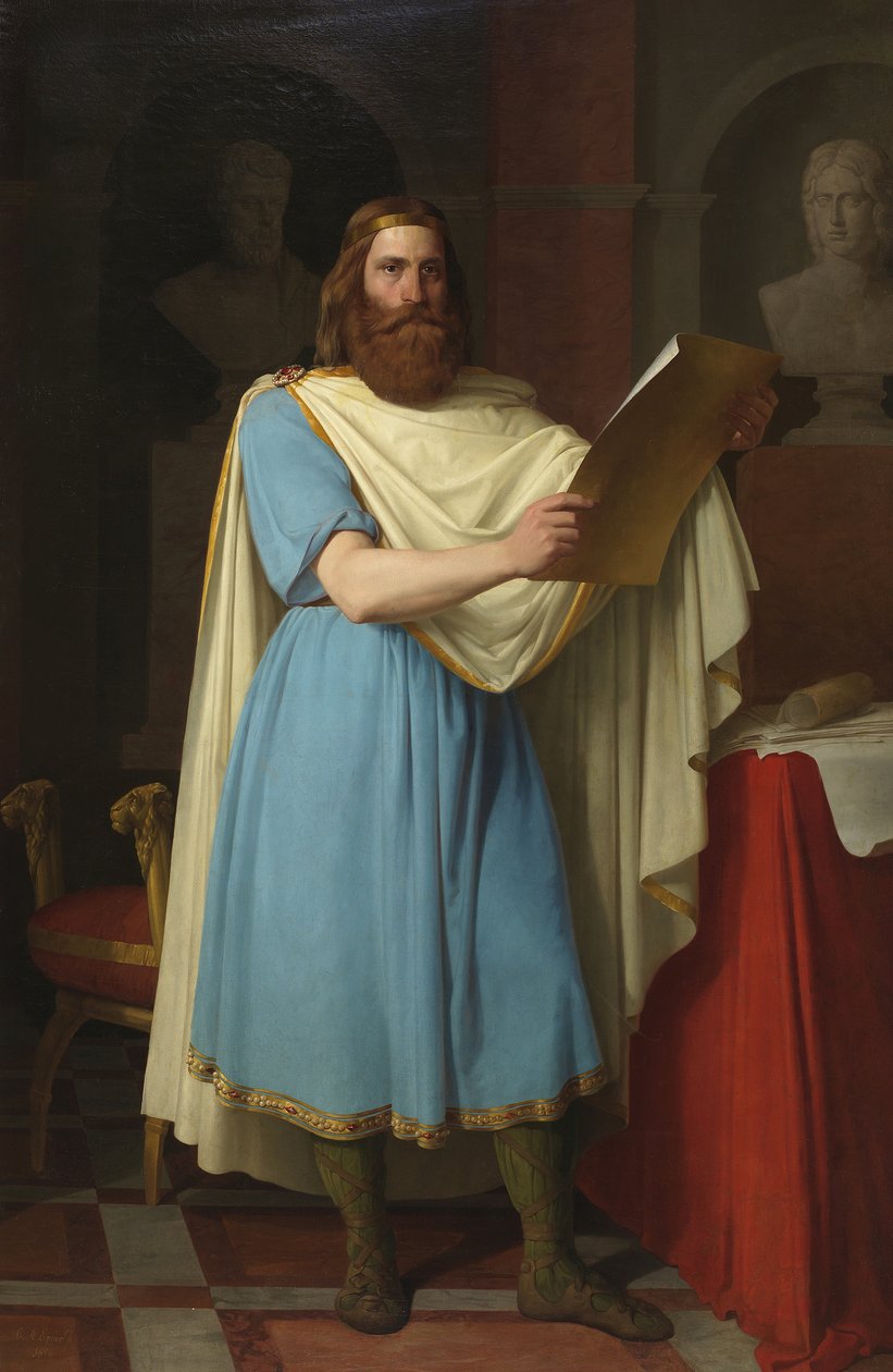 Alarico II, re visigoto, 1856 da Carlos María Esquivel y Rivas