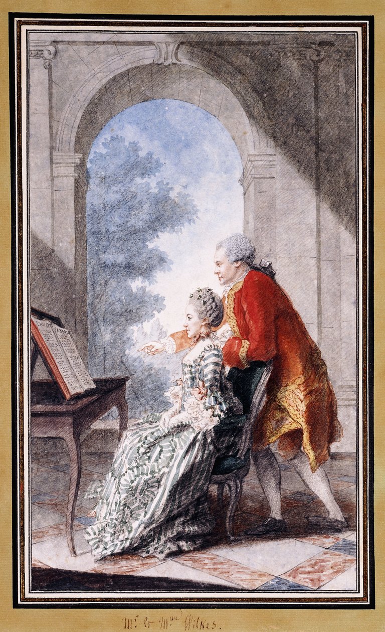 John Wilkes e Miss Gertrude Carmontelle da Carmontelle