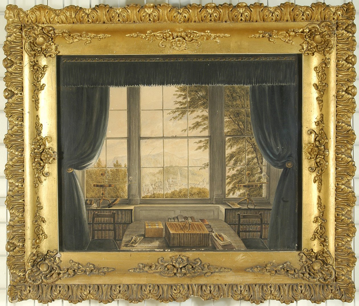Finestra sud dello studio di Greta Hall, 1841 da Caroline Bowles