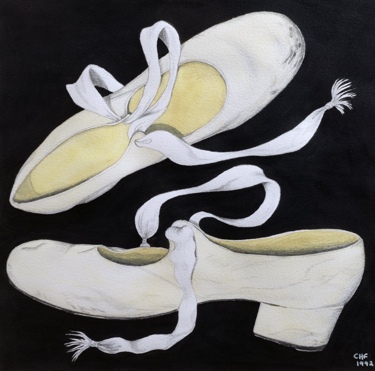 Vecchie scarpe da tip tap, 1992 da Carolyn Hubbard Ford