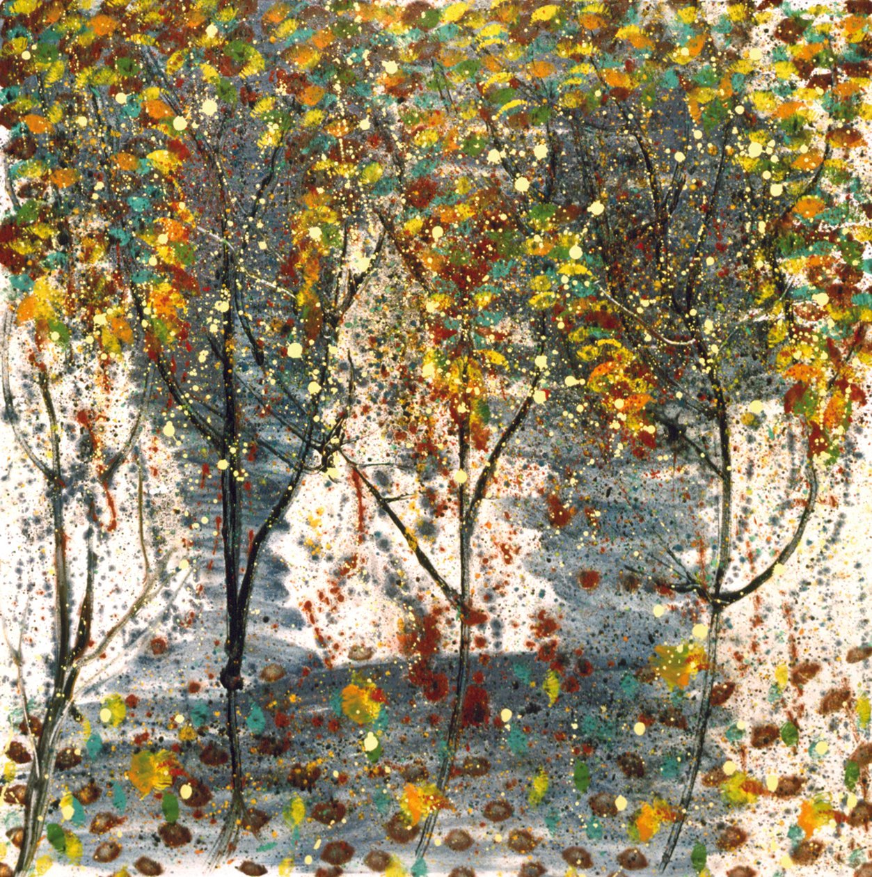 Rapsodia della foresta, 2001 (olio su tela) da Carolyn Mary Kleefeld