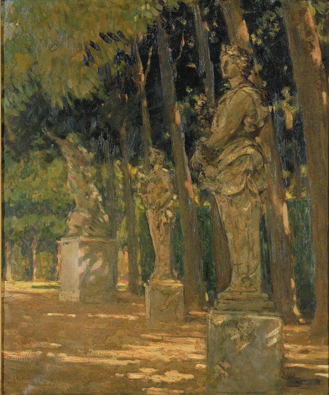Il Carrefour alla fine del Tapis Vert, Versailles da Carroll Beckwith