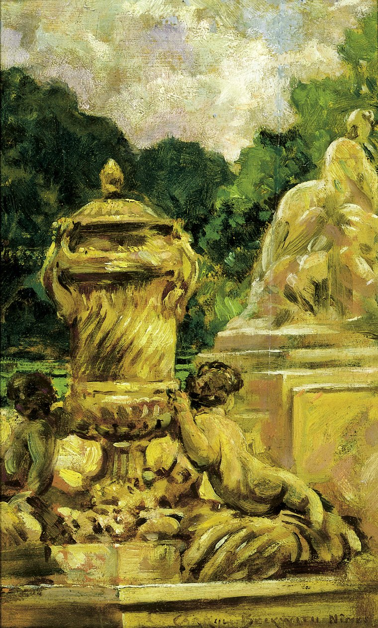 Jardin de la Fontaine a Nîmes, Francia da Carroll Beckwith