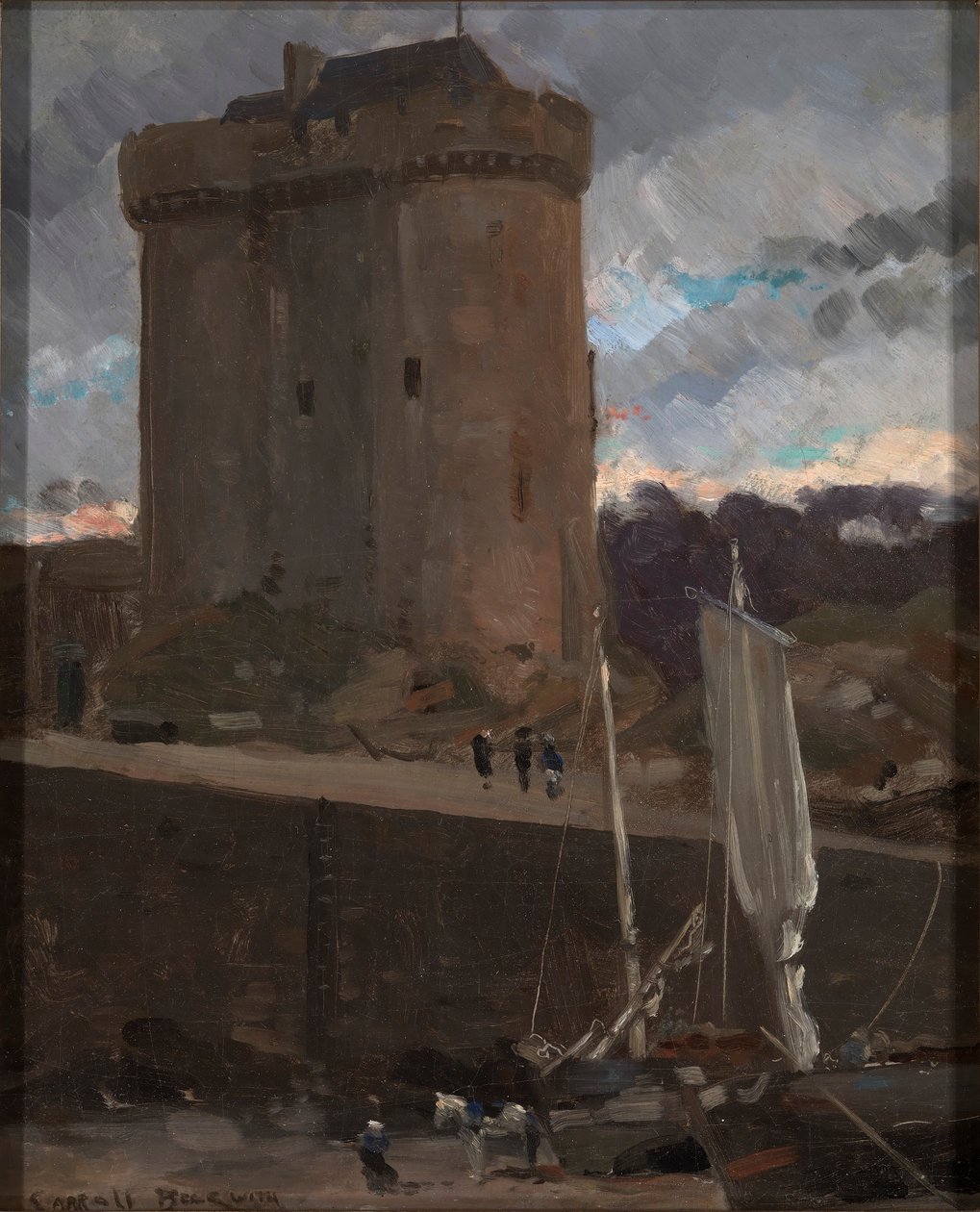 La Tour de Solidor a St. Severin, Normandia da Carroll Beckwith