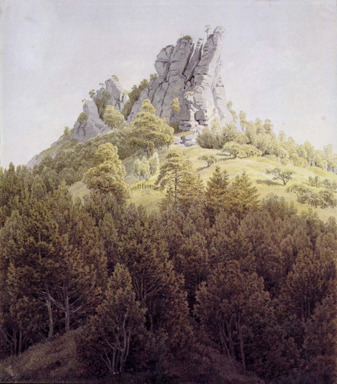 Il Heldstein presso Rathen sull