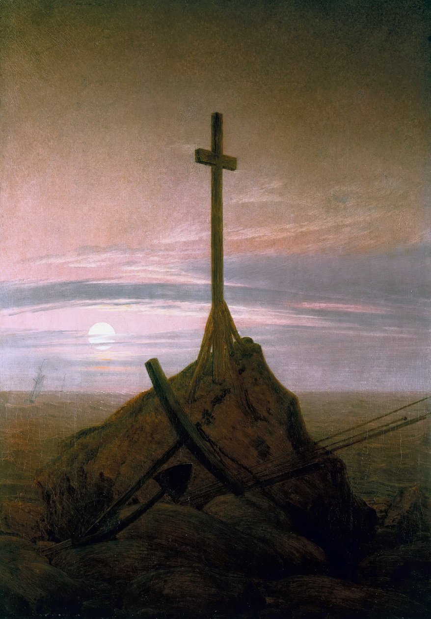 La croce accanto al Baltico da Caspar David Friedrich