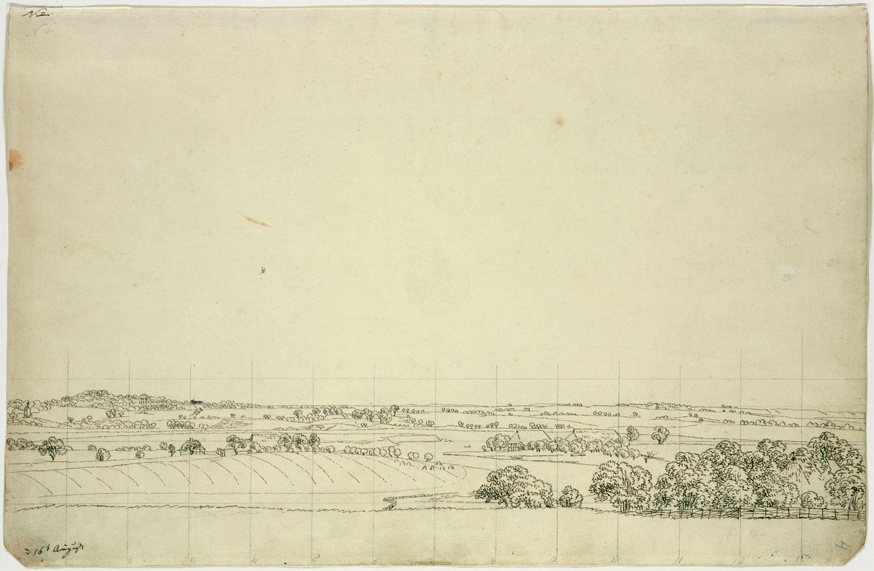 Vista verso Putbus da Caspar David Friedrich
