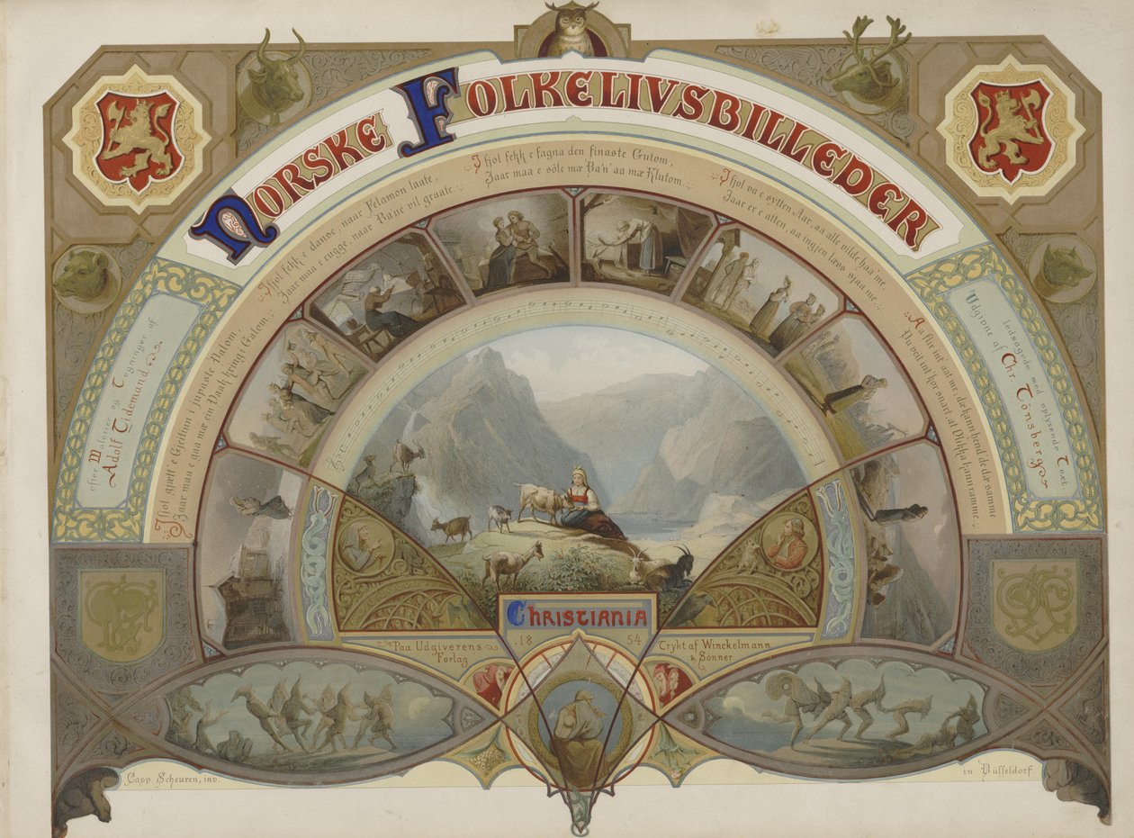 Norske Folkelivsbilleder da Caspar Scheuren