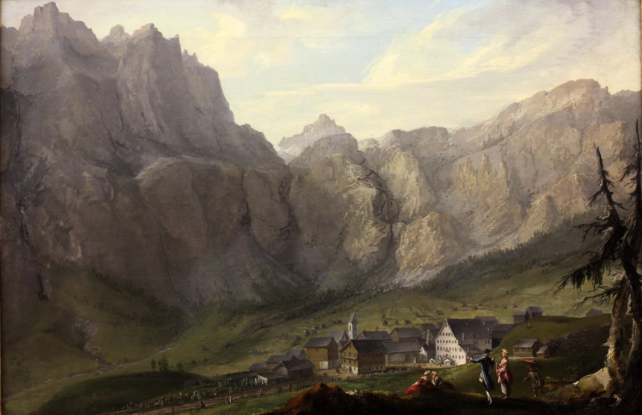 Leukerbad da Caspar Wolf