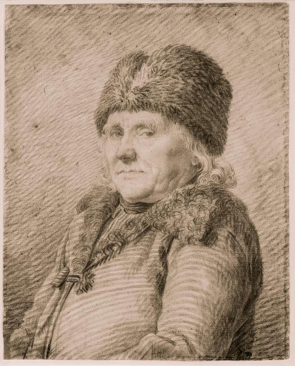 Ritratto del padre Adolph Gottlieb Friedrich da Caspar David Friedrich