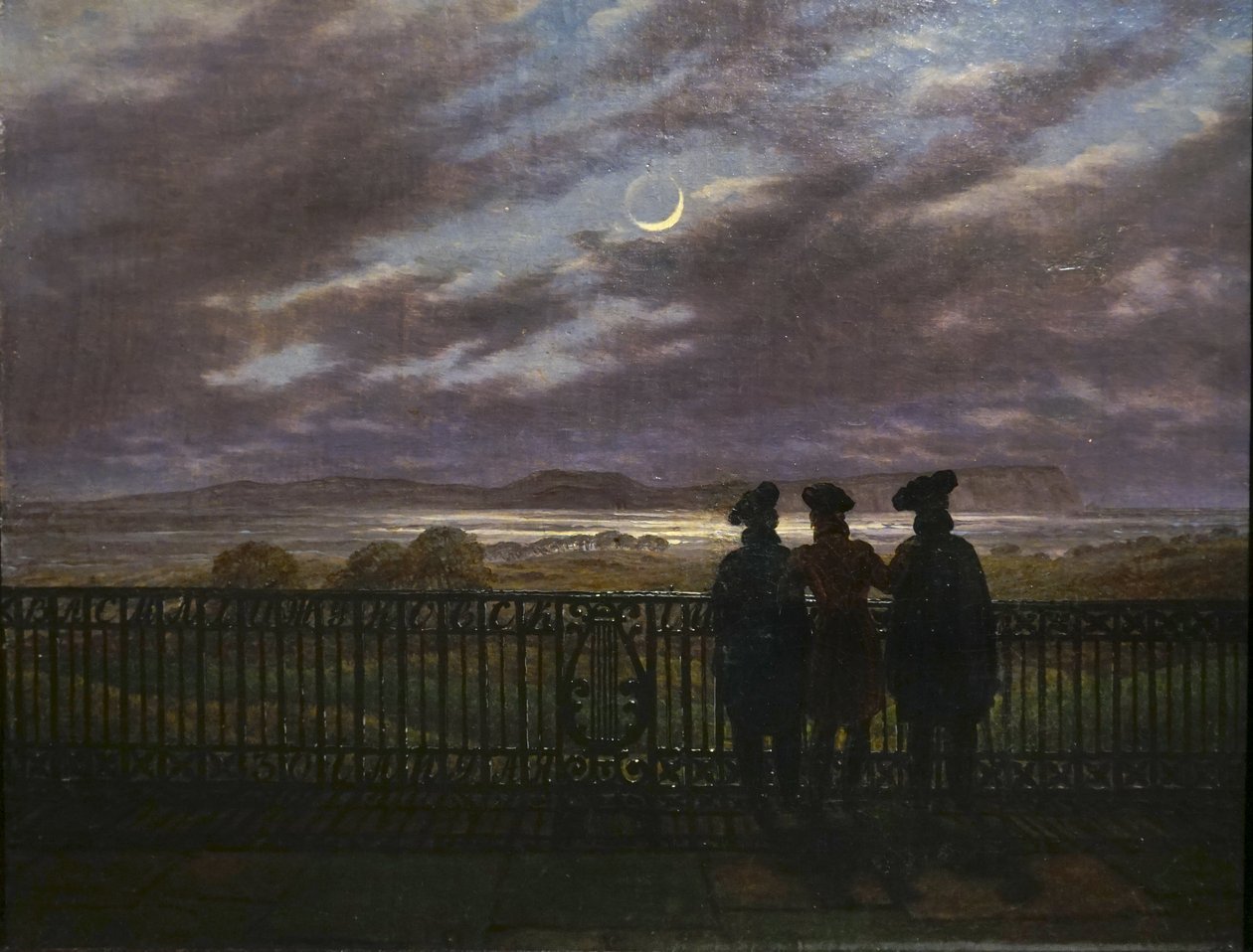 C.D.Friedrich Fratelli A. e S. Turgenev e V. Zhukovsky 1827 da Caspar David Friedrich