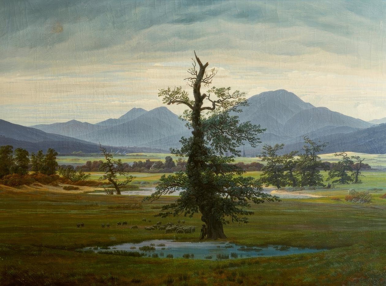 Paesaggio di villaggio all