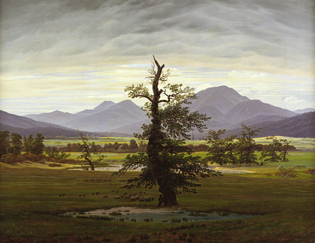 Albero solitario da Caspar David Friedrich
