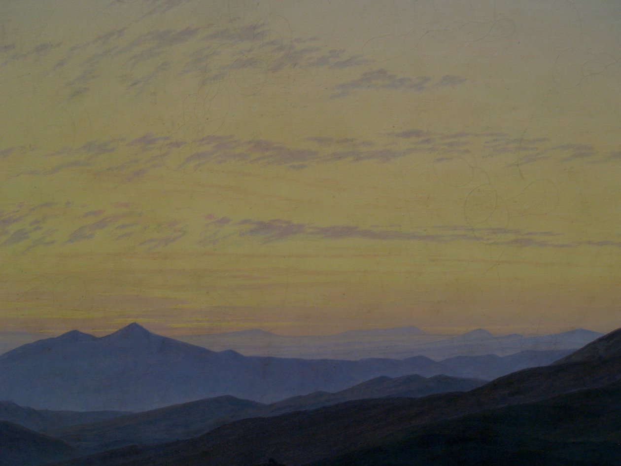 Tedesco: Le montagne giganti Le montagne giganti da Caspar David Friedrich