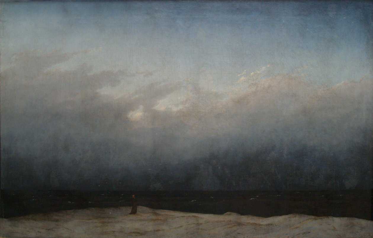 Tedesco: Der Mönch am Meer Il monaco sul mare da Caspar David Friedrich