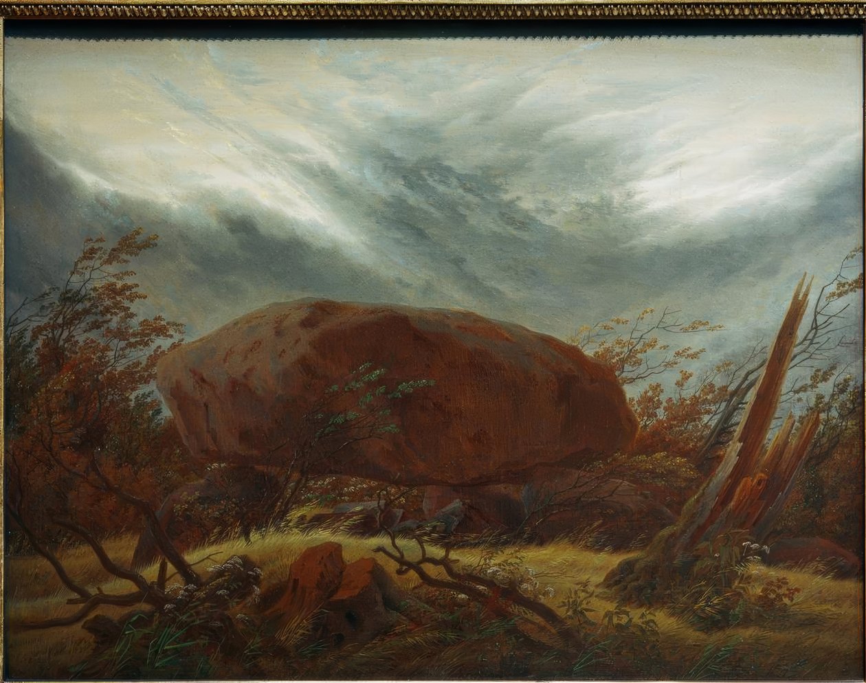 Dolmen in autunno da Caspar David Friedrich