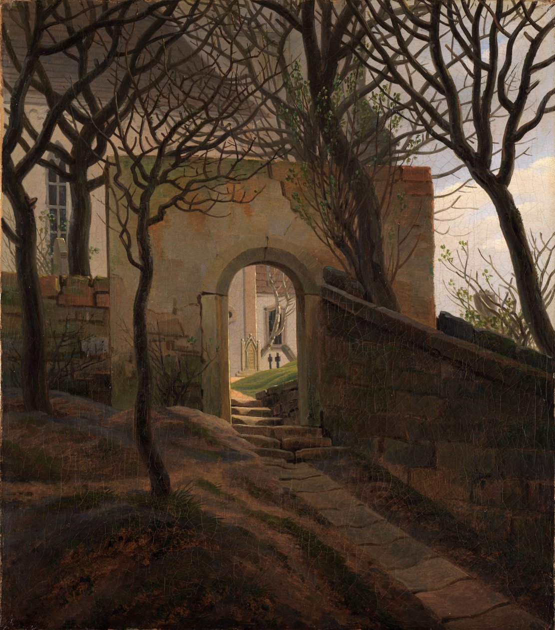 Porta del cimitero da Caspar David Friedrich