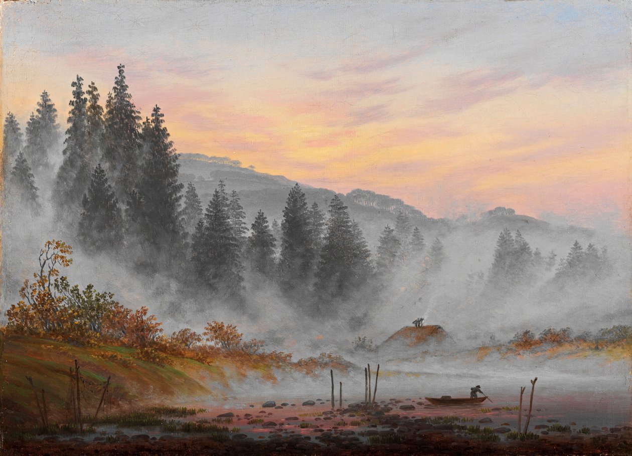 Momenti della giornata: il mattino da Caspar David Friedrich