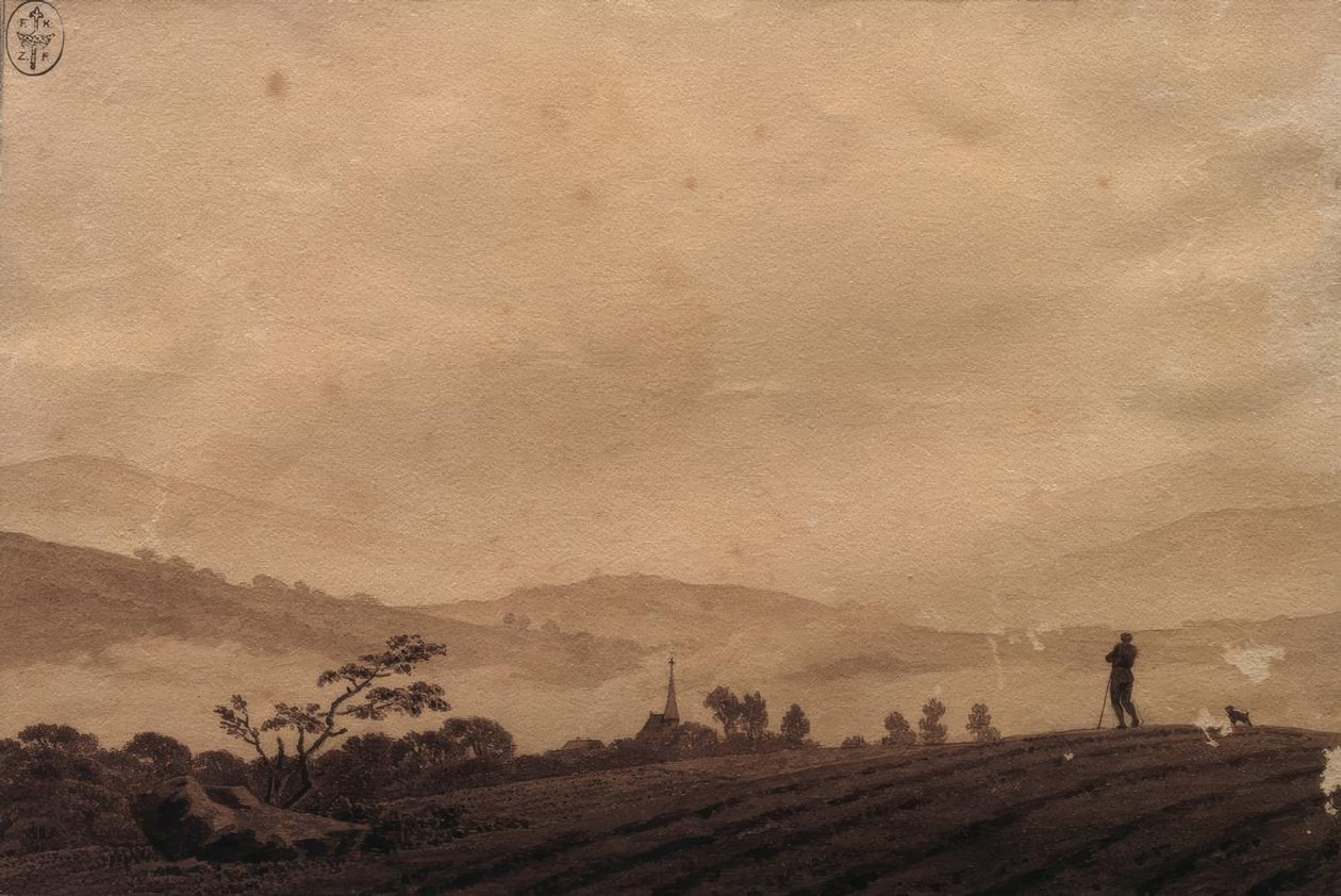 Mattina nebbiosa da Caspar David Friedrich