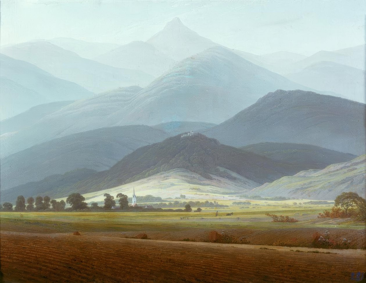 Paesaggio dei Monti dei Giganti da Caspar David Friedrich