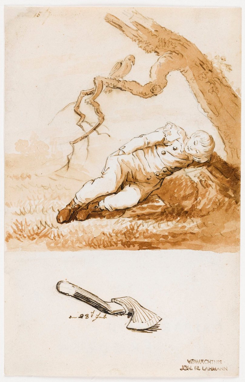 Ragazzo che dorme da Caspar David Friedrich