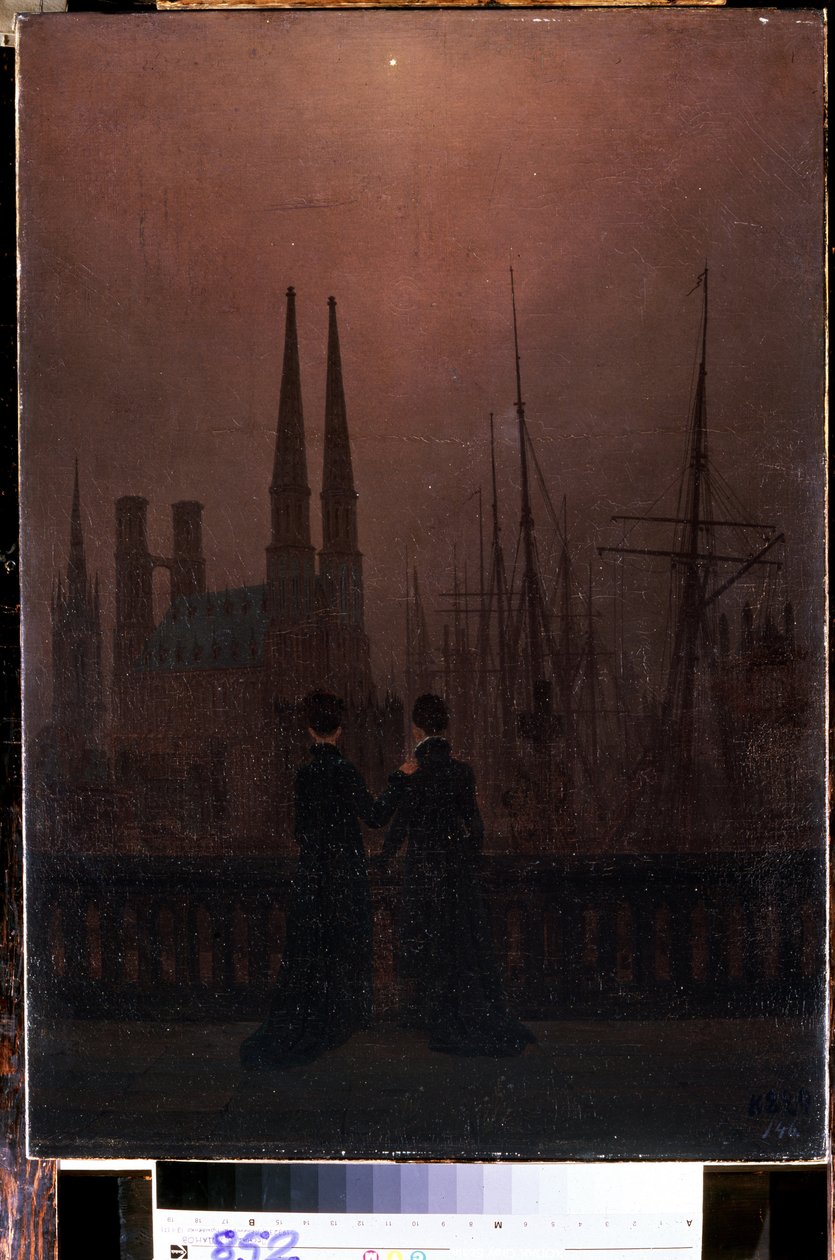 Sera al porto (Le sorelle) da Caspar David Friedrich