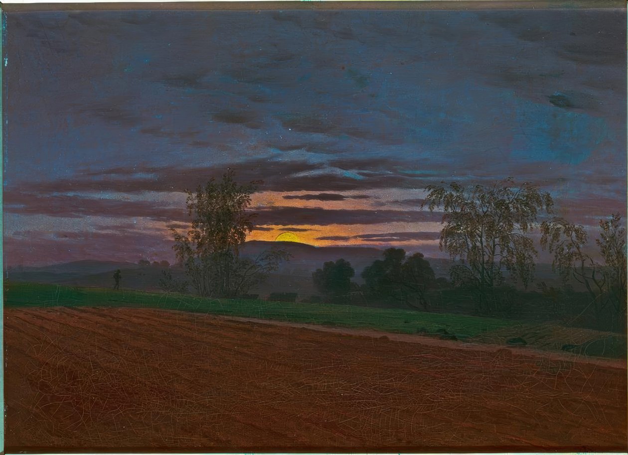 Campo arato da Caspar David Friedrich