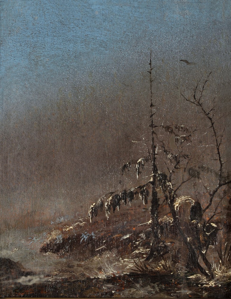 Alberello innevato da Caspar David Friedrich