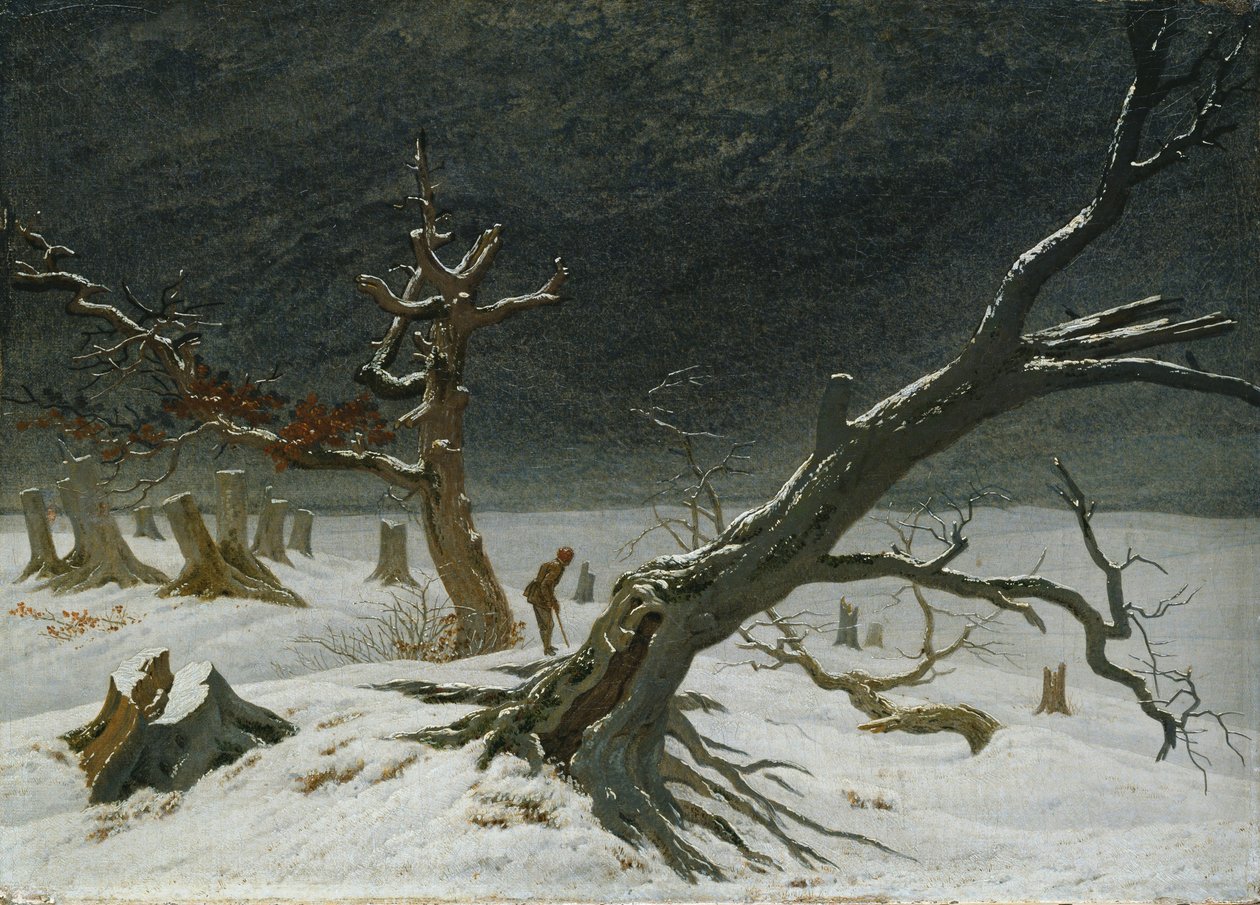 Paesaggio invernale da Caspar David Friedrich