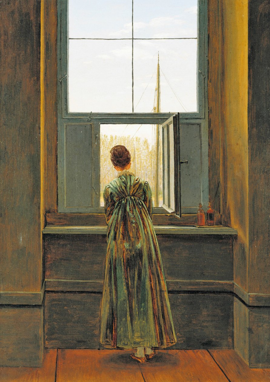 Donna alla finestra da Caspar David Friedrich